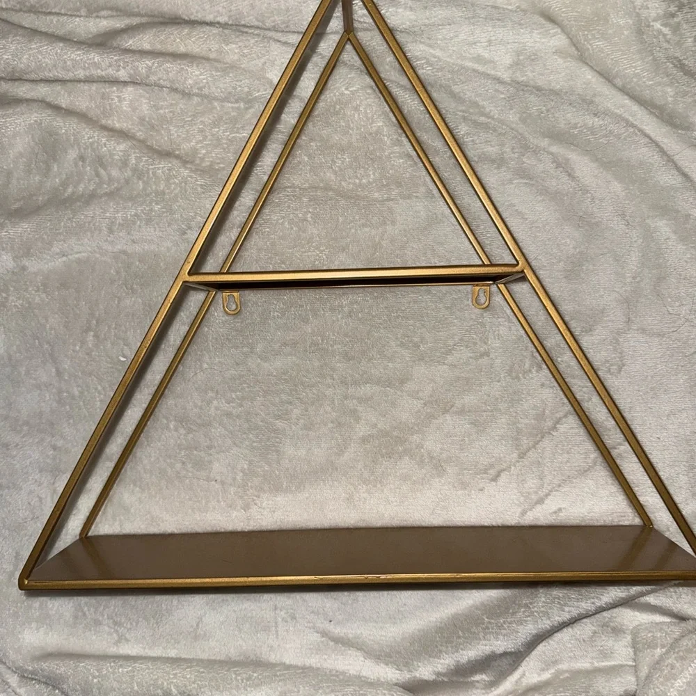 Gold Triangle Shelf